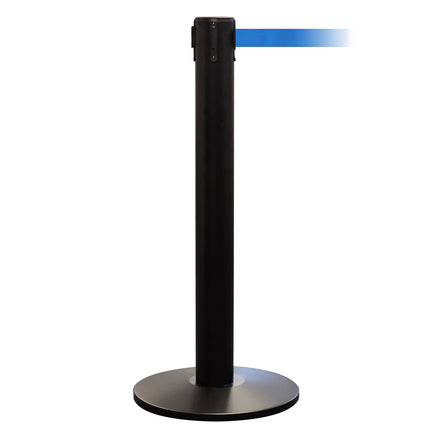 QueuePro 400 50mm Belt Barrier System - Black Post