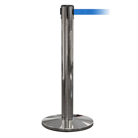 QueuePro 400 50mm Belt Barrier System - Polished Stainless Post