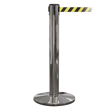 QueuePro 400 50mm Belt Barrier System - Polished Stainless Post