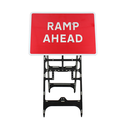 Ramp Ahead Quick Fit Sign Diagram 7010.1 | Quick Fit (Face Only) | 1050x750mm
