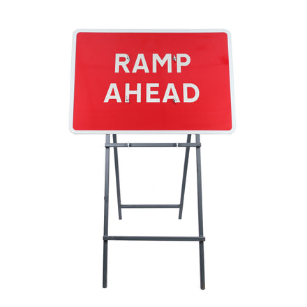Ramp Ahead Quick Fit Sign Diagram 7010.1 | Quick Fit (Face Only) | 1050x750mm