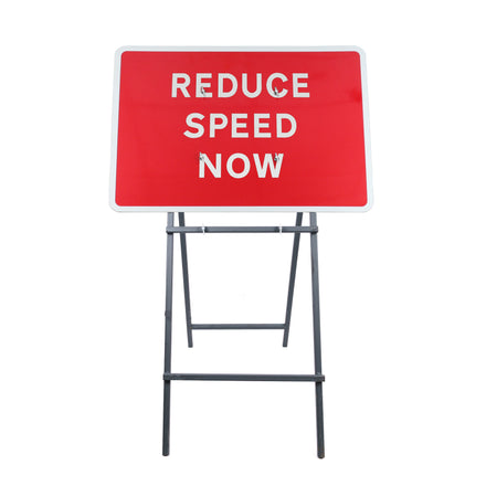 Reduce Speed Now ' Dia 511 | Quick Fit Sign (Face Only) | 1050x750mm