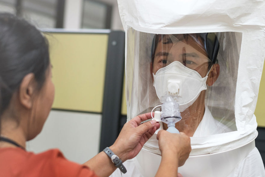 Face Fit Testing In Process