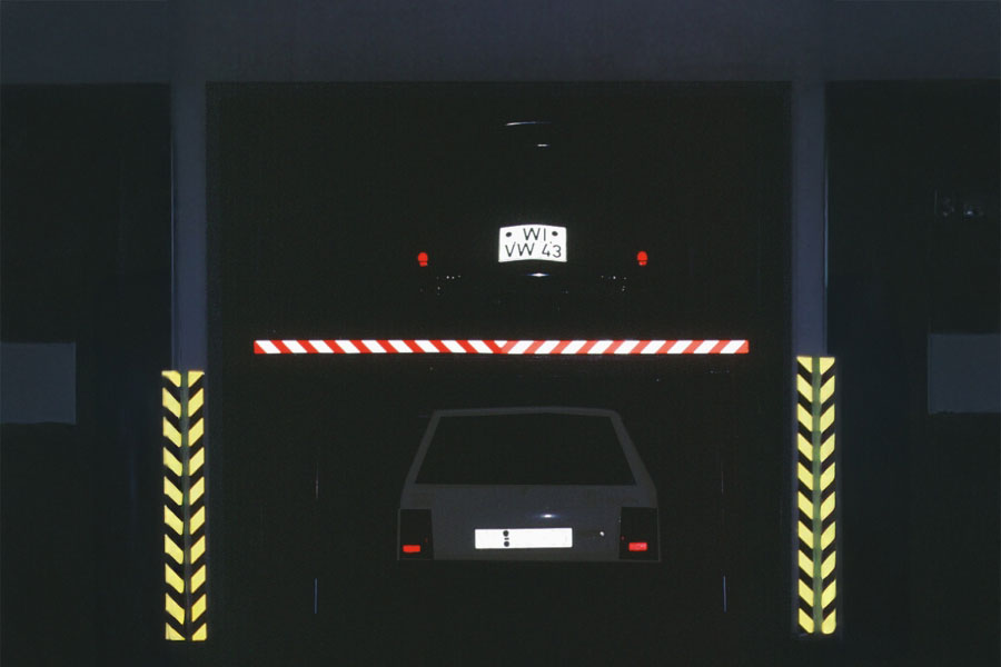 Self Adhesive Retro Reflective Hazard Warning Tape 25m - 2 Pack