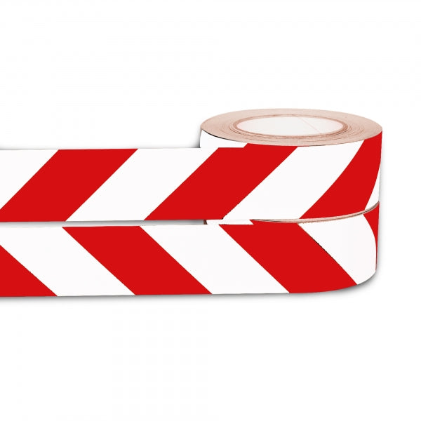 Self Adhesive Retro Reflective Hazard Warning Tape 25m - 2 Pack