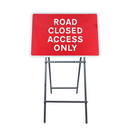 Road Closed Access Only Sign | Quick Fit (Face Only) | 1050x750mm