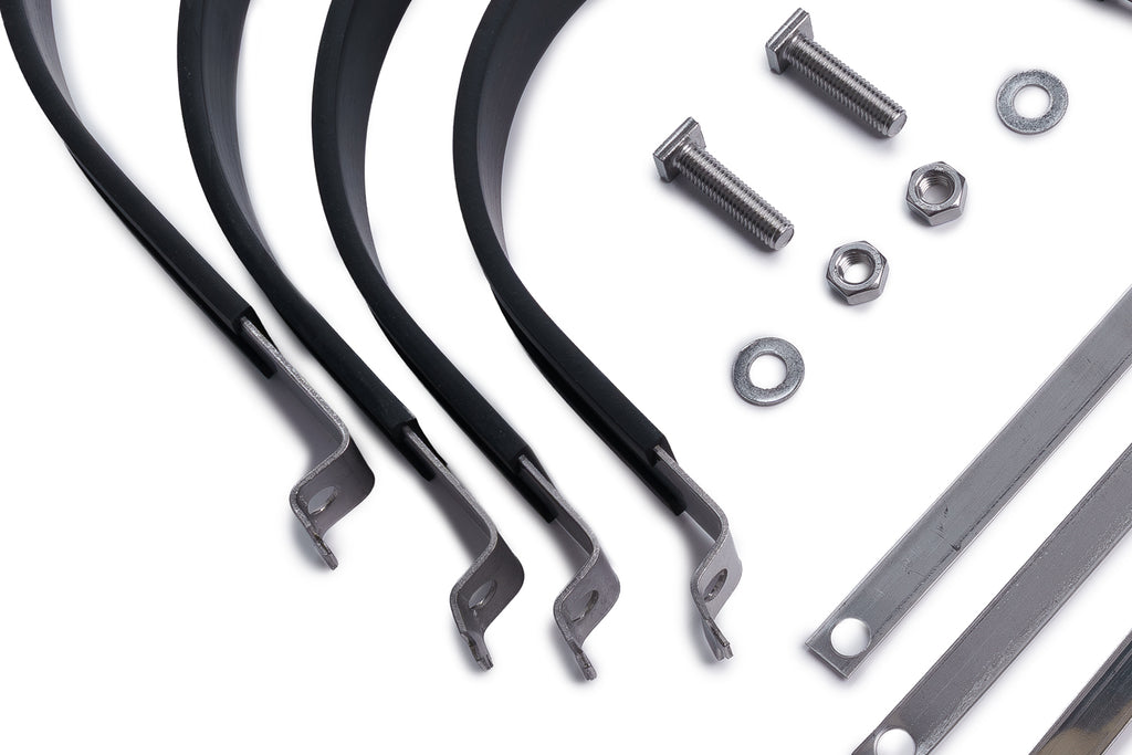 Anti-Rotational Sign Clips / Post Clips With Rubber Sleeve Multiple Size Options