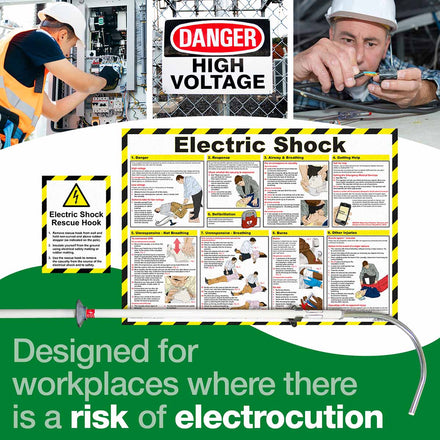 Electric Shock Rescue Pole