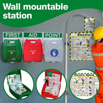 Evolution Electric Shock Rescue Point With Glove Dispenser