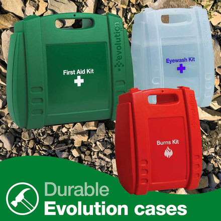 Evolution First Aid - Eyewash and Burns Point (Large) - British Standards Compliant