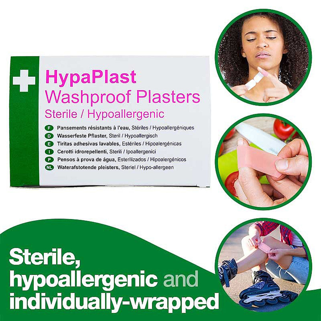 HP Washproof Plasters Assorted (100 Pack)