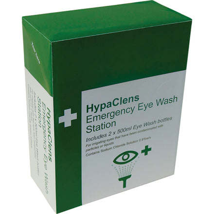 HypaClens Value Eyewash Dispenser Station 2x500ml Bottles