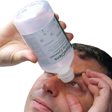 HypaClens Eyewash Station with 2x500ml Eyewash Bottles