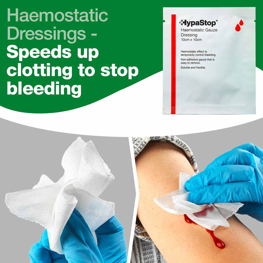 HypaStop Haemostatic Gauze - 100mm x 100mm (5 Pack)