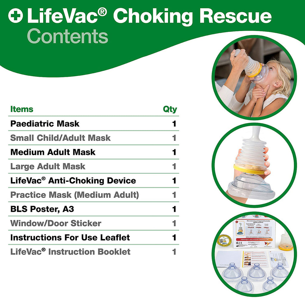 LifeVac Wall-Mounted Anti-Choking Kit in Evolution Case
