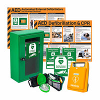 Mindray C1A Fully Automatic External Defibrillator Bundle with Cabinet