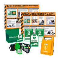 Mindray C1A Fully Automatic External Defibrillator Bundle with Wall Bracket