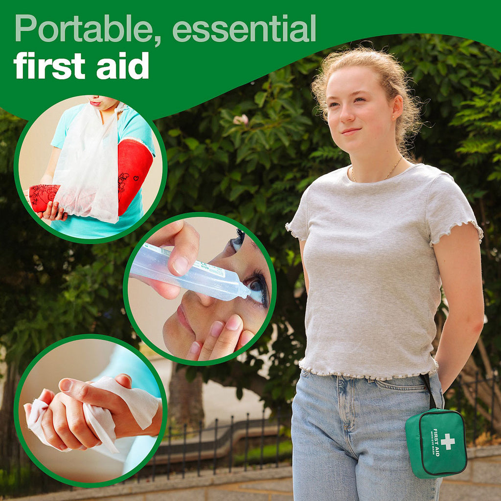 One Person First Aid Kit with Eyewash