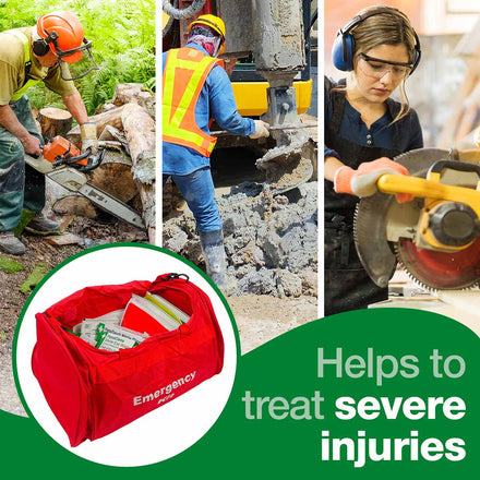 First Aid Trauma Kit in Red