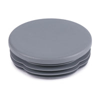 Round Internal End Cap for Sign Posts - Post Cap - Grey
