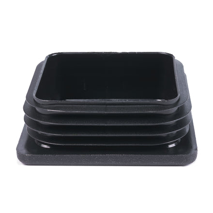 Square Internal End Cap for Sign Posts - Post Cap - Black