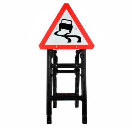 Slippery Road Sign Quick Fit Face Dia. 557 (Face Only) | 750mm