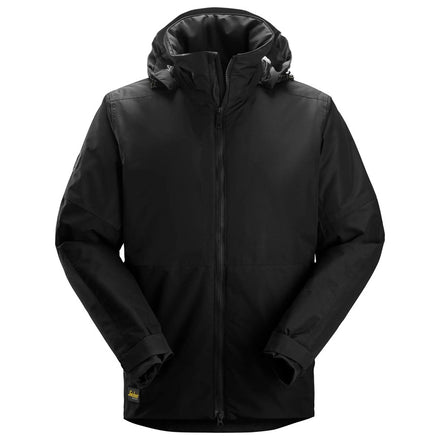 Snickers Bundle: 1104 Black/Black Waterproof Winter Jacket + Free Special Edition Hoodie