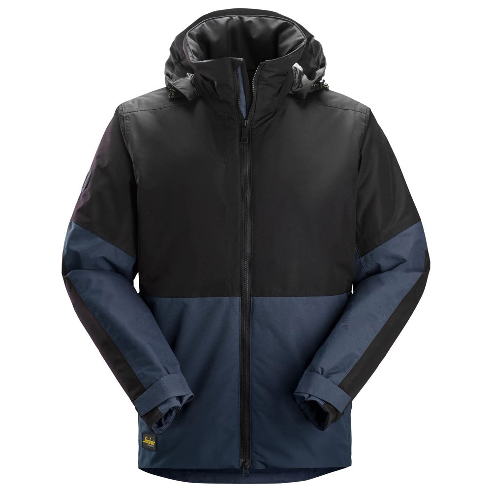 Snickers Workwear 1104 AllroundWork Waterproof Insulated Jacket | Navy/Black