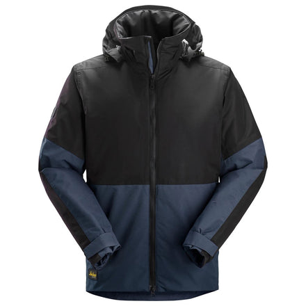 Snickers Workwear 1104 AllroundWork Waterproof Insulated Jacket | Navy/Black