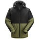 Snickers Workwear 1104 AllroundWork Waterproof Insulated Jacket | Khaki Green/Black