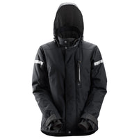Snickers 1127 AllroundWork, Women's Waterproof 37.5® Insulated Jacket - Black/Black