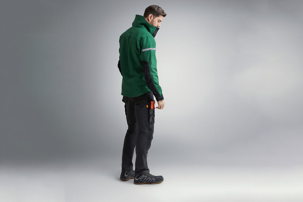 Snickers 1200 AllroundWork, Softshell Jacket - Forest Green/Black