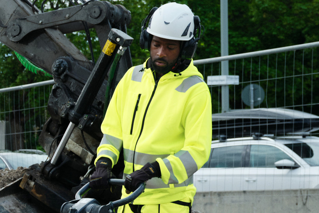 Snickers 1230 Hi-Vis Class 3, Softshell Jacket