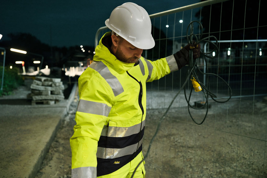 Snickers 1330 Hi-Vis Class 3, Waterproof Shell Jacket