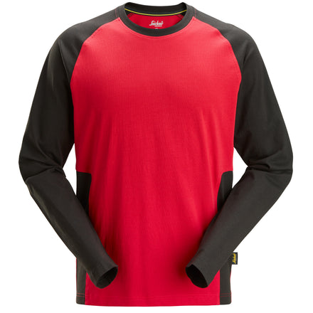 Snickers 2450 Two-Coloured Long Sleeve T-Shirt