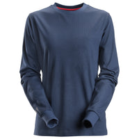 Snickers 2467 ProtecWork, Women's Long Sleeve T-Shirt - Navy