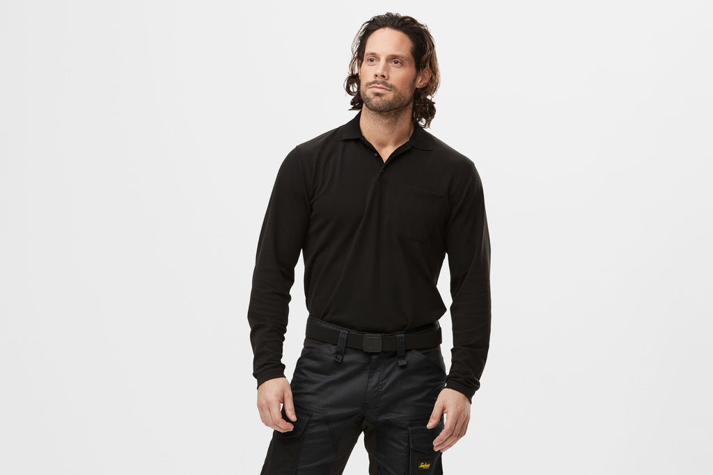 Snickers 2608 Classic Long Sleeve Polo Shirt