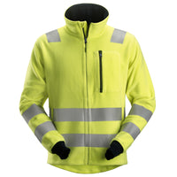 Snickers 2860 ProtecWork, Fleece jacket, Hi-Vis Class 3 - Hi-Vis Yellow/Navy