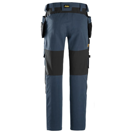 Snickers Workwear 6218 AllroundWork Stretch Trousers Holster Pockets | Navy/Black