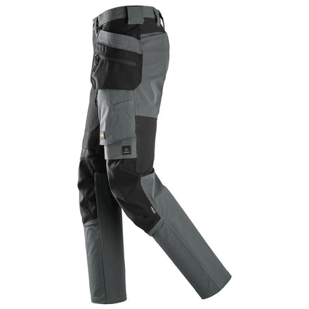 Snickers Workwear 6218 AllroundWork Stretch Trousers Holster Pockets | Grey/Black