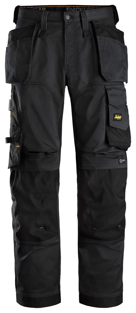 Snickers Allroundwork 6251 Stretch Loose Fit Trousers With Holster Pockets