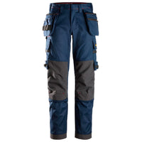 Snickers 6273 Protecwork Stretch Work Trousers Holster Pockets Navy Main