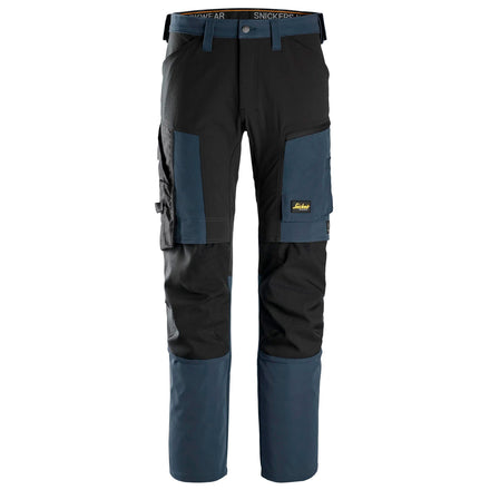 Snickers 6318 Allroundwork Stretch Trousers Navy Black Main