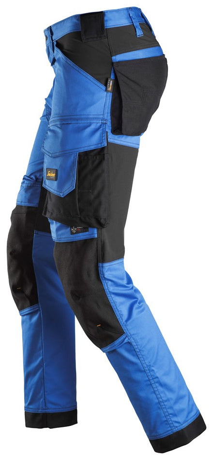 Snickers Allroundwork 6341 Stretch Slim Fit Trousers True Blue / Black