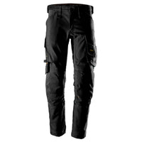 Snickers 6344 Allroundwork Canvas Stretch Trousers Black Black Main
