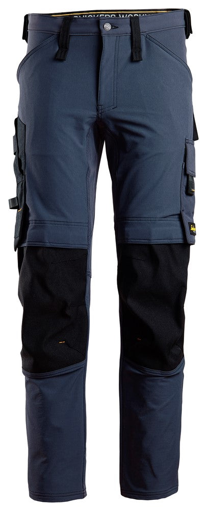 Snickers Allroundwork 6371 Full Stretch Trousers Navy/Black