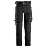 Snickers 6593 Allroundwork Stretch Trousers Capsulized Kneepads Black Black Main