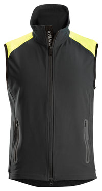 Snickers 8029 FlexiWork, Neon Vest - Black/Neon Yellow