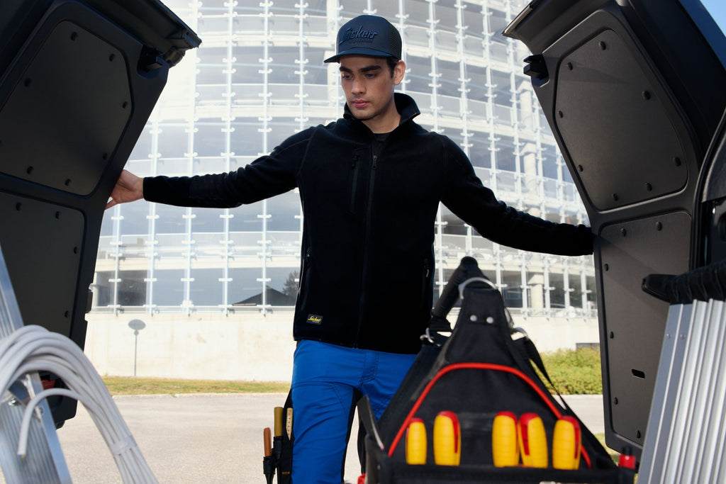 Snickers 8422 Polartec® Shed Less Fleece Jacket - Black