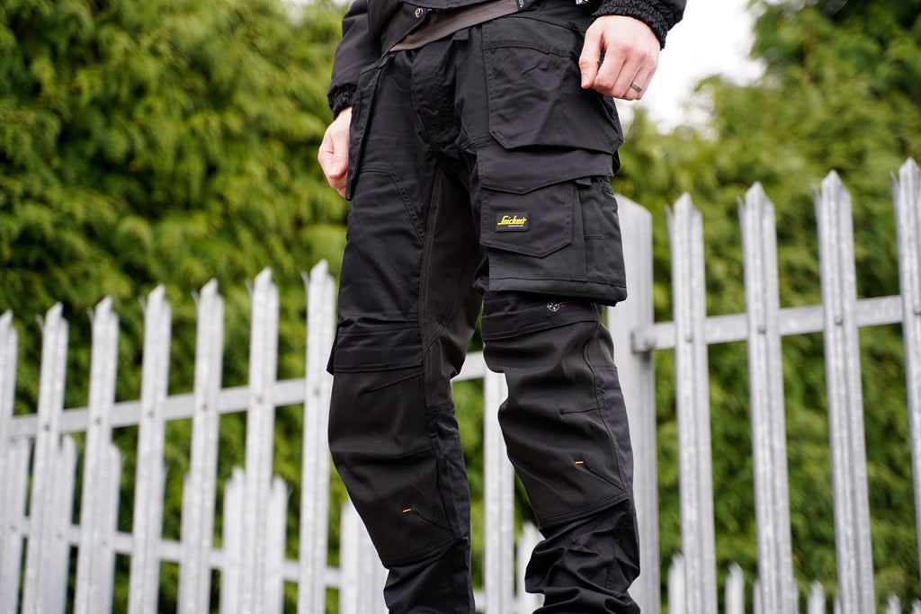 Snickers Allroundwork 6241 Stretch Slim Fit Trousers With Holster Pockets Navy / Black